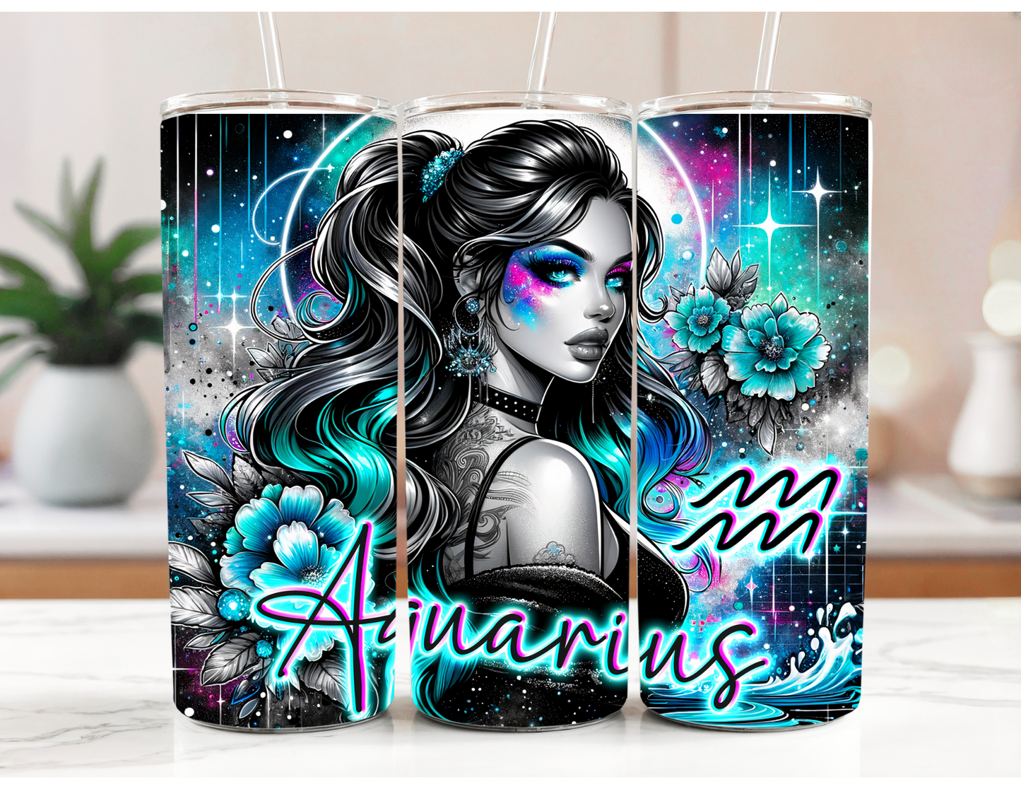Aquarius Zodiac 20oz Tumbler