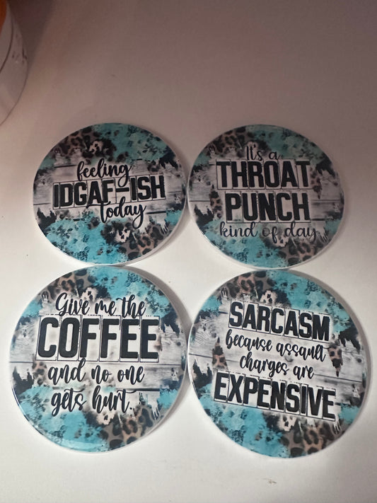 Sarcastic Coasters